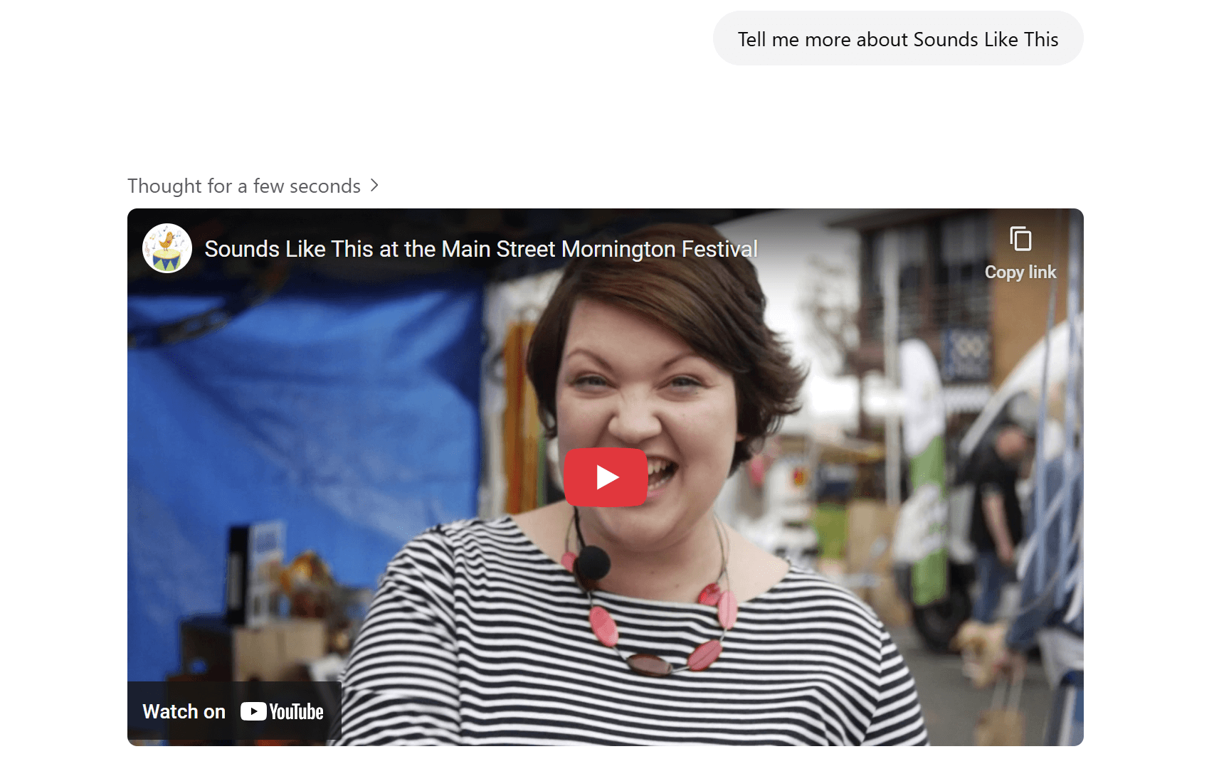 A video of Sounds Like This on ChatGPT.